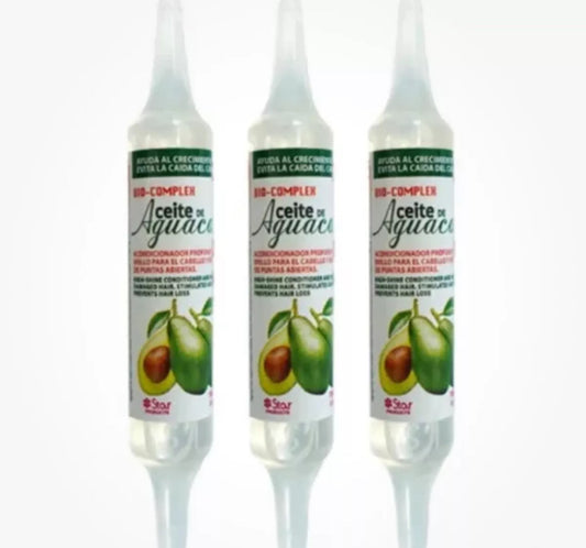 3- Pack Of Aceite De Aguacate-Avocado Oil Hair Reconstructor